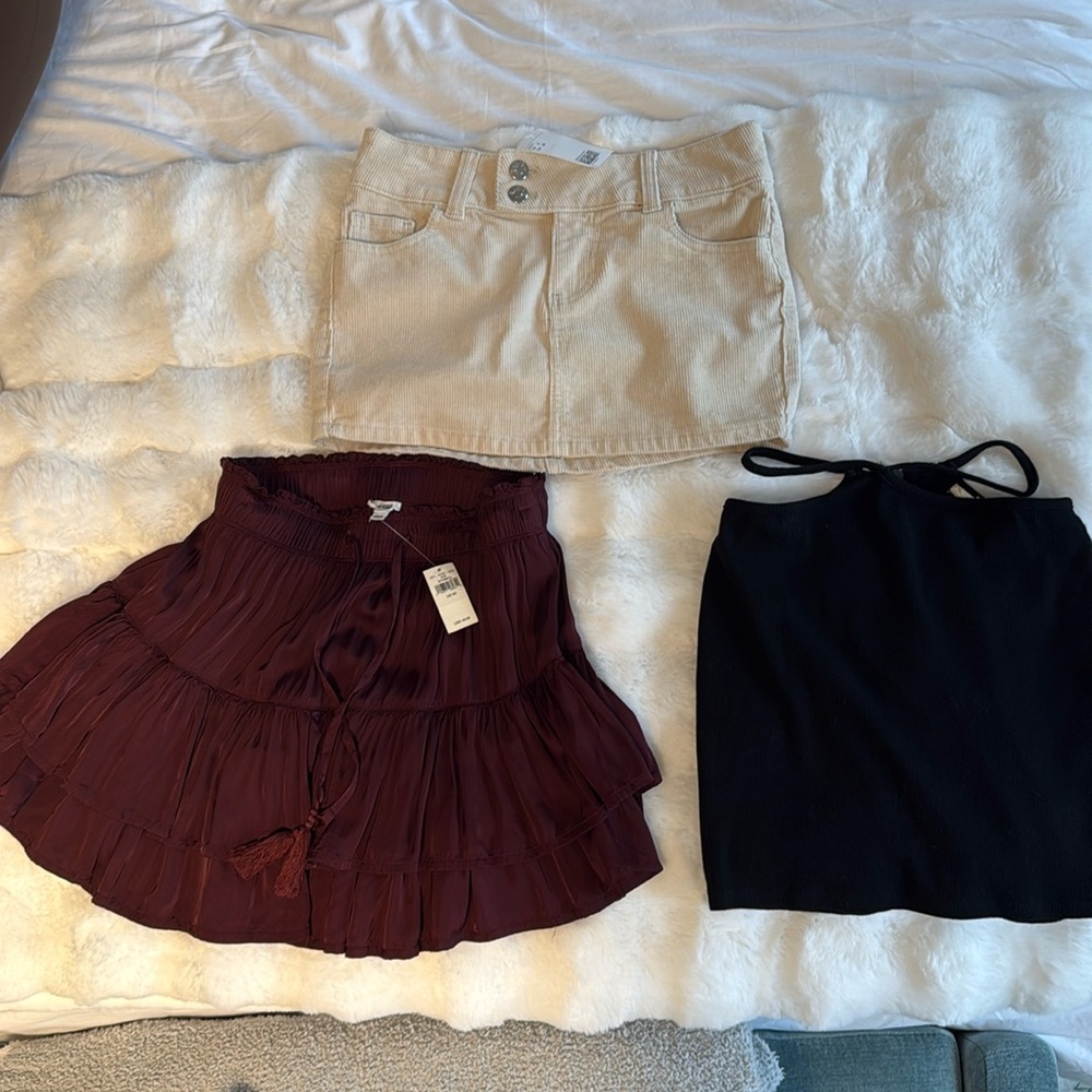 XS fall skirts